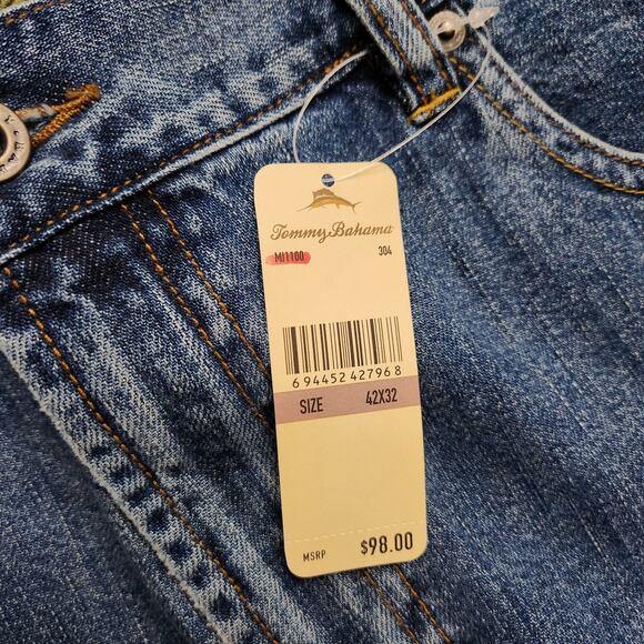 NWT Tommy Bahama Classic Fit Jean Size 42x32 - Picture 3 of 5